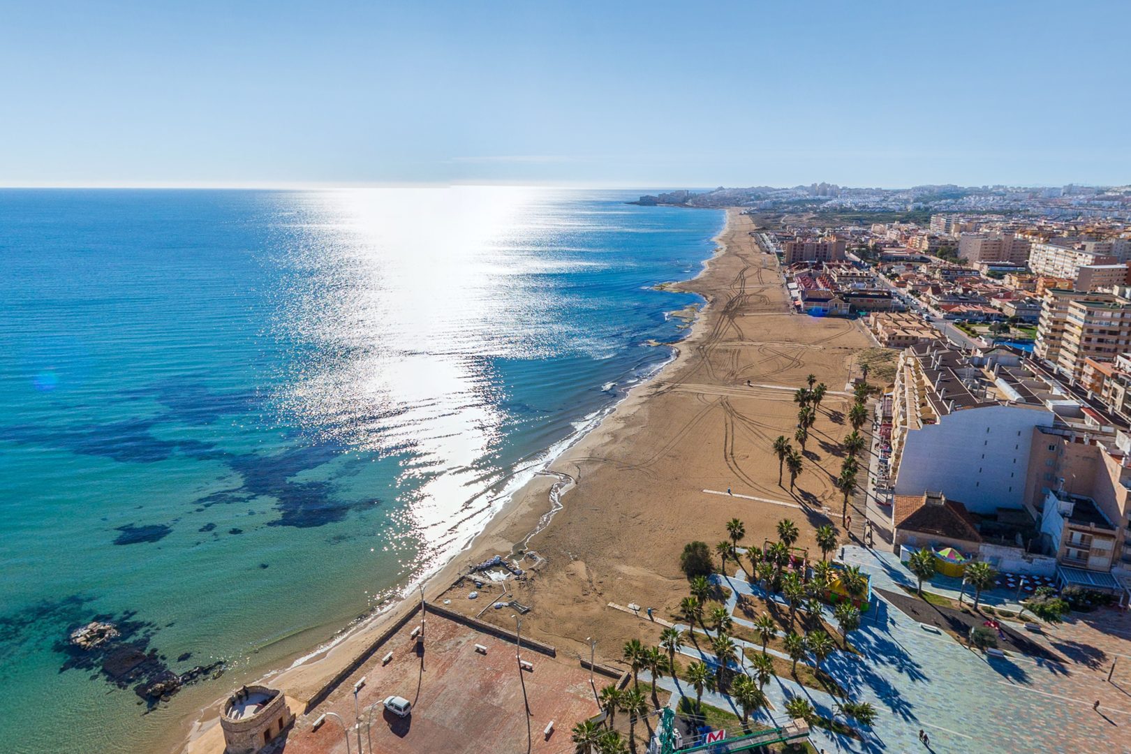 La Mata Beach natural dunes 2km coastline Torrevieja